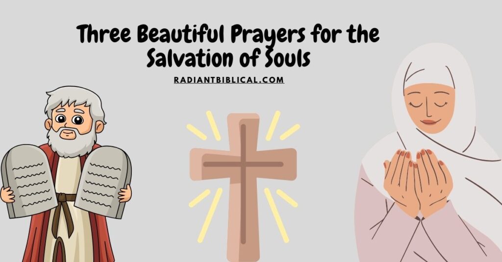 Three Beautiful Prayers for the Salvation of Souls