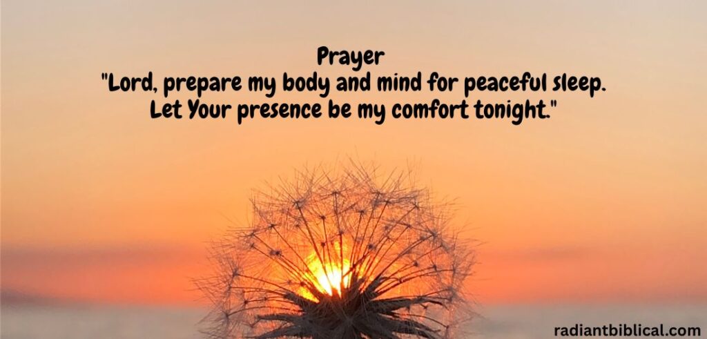 Prayers for Physical and Mental Rest