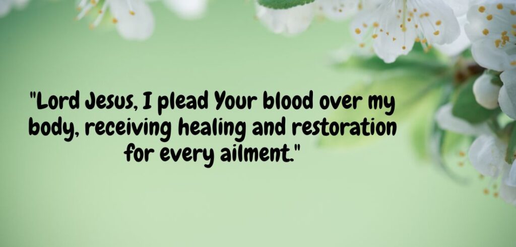 Prayers for Healing and Restoration