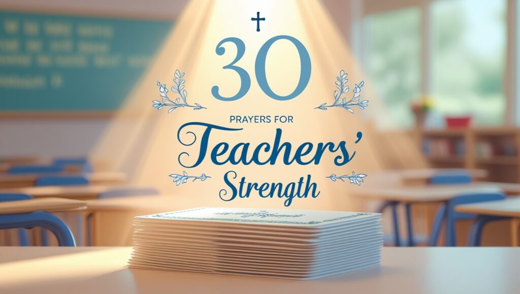 30 Prayers for Teachers’ Strength