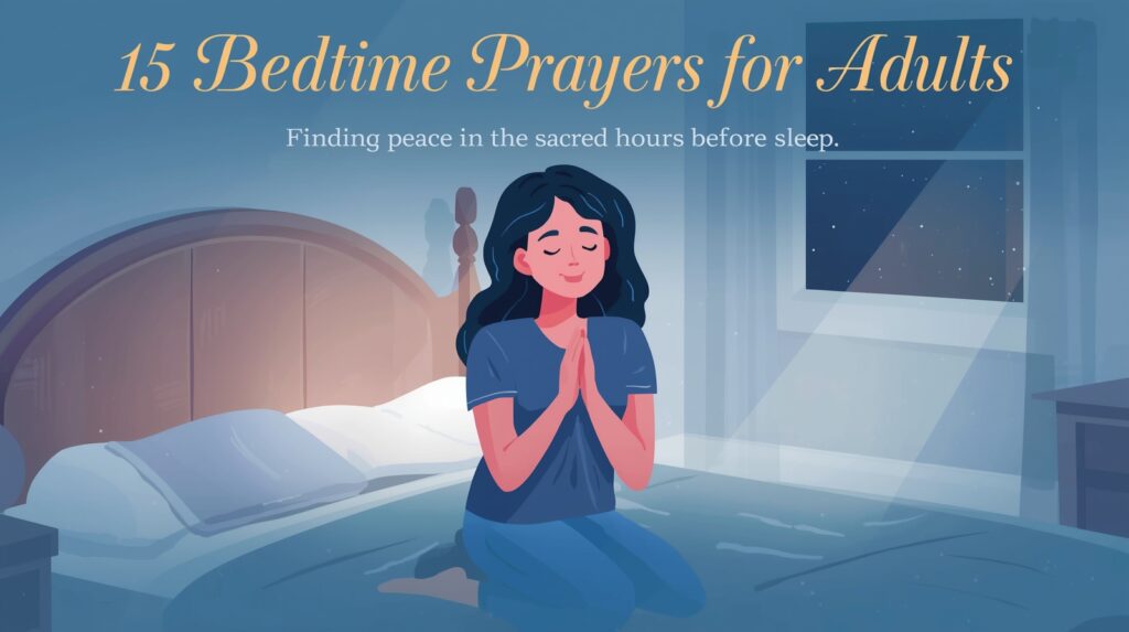 15 Bedtime Prayers for Adults: Finding Peace in the Sacred Hours Before Sleep