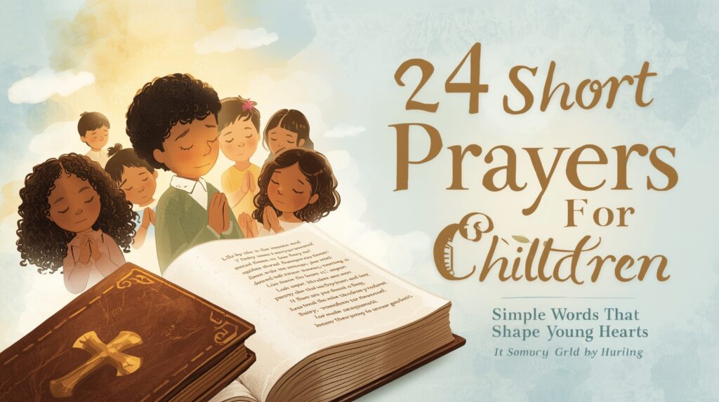 24 Short Prayers for Children: Simple Words That Shape Young Hearts