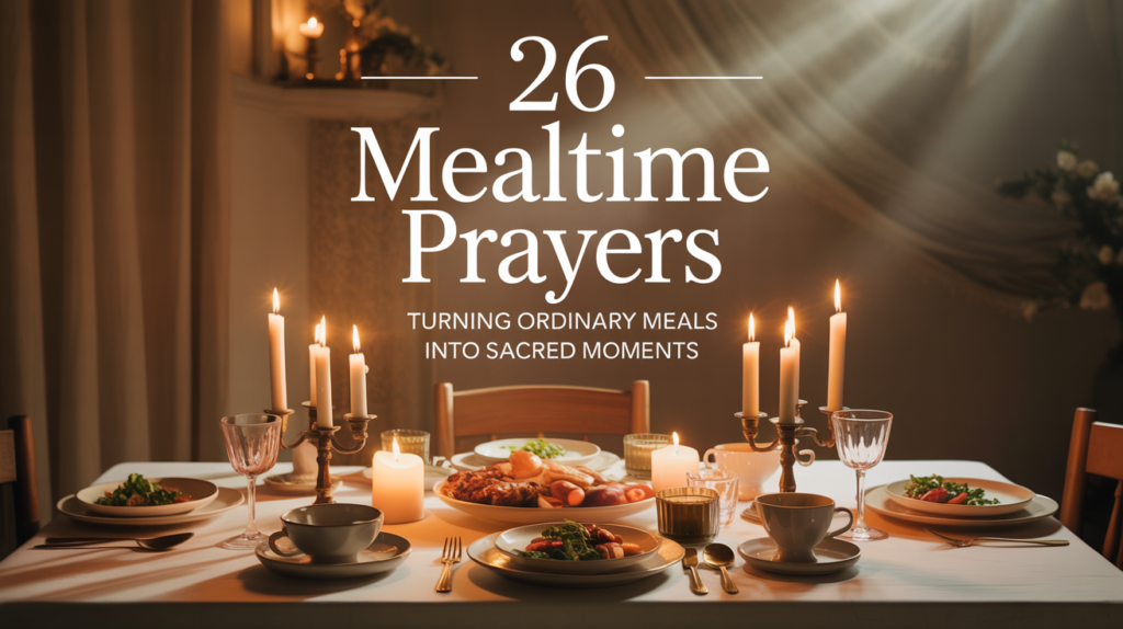 26 Mealtime Prayers: Turning Ordinary Meals into Sacred Moments